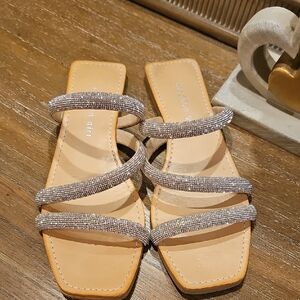 Madden Girl Rhinestone Sandals